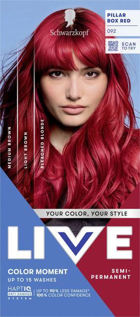 Schwarzkopf LIVE Ultra Brights 92 Pillar Box Red product image