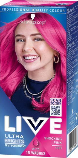 Schwarzkopf LIVE Ultra Brights 93 Shocking Pink product image