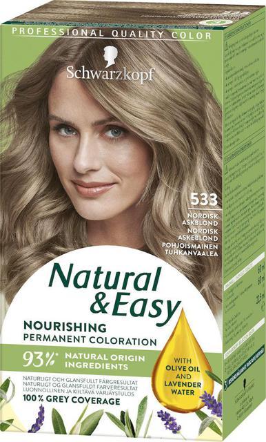 Schwarzkopf Natural & Easy 533 Nordisk Askblond 1 st product image