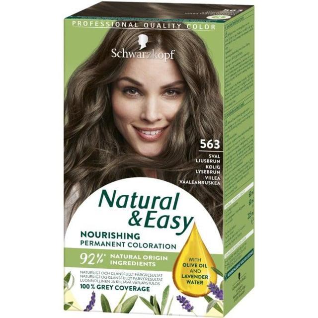 Schwarzkopf Natural & Easy 563 Sval Ljusbrun 1 st product image