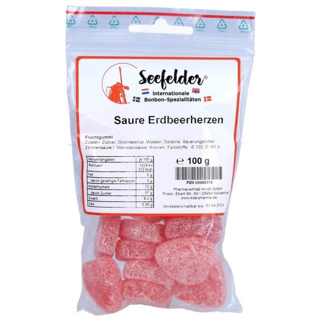 SEEFELDER saure Erdbeerherzen KDA product image