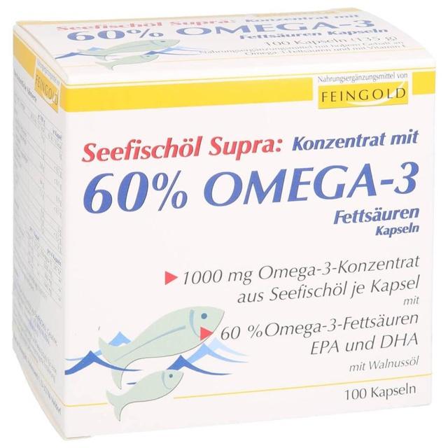 SEEFISCHÖL Supra m.60% Omega-3-Fetts.Weichkaps. product image