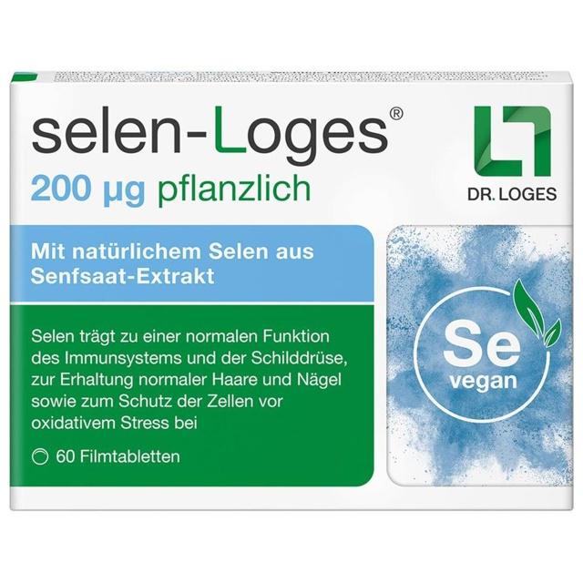 selen-Loges 200µg pflanzlich 60 St Filmtabletten product image