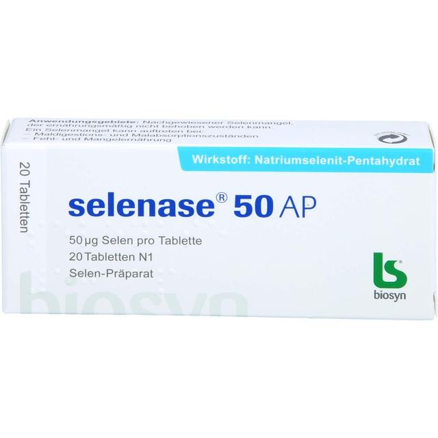 SELENASE 50 AP Tabletten product image