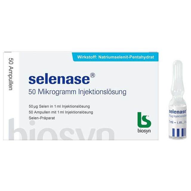 SELENASE 50 Mikrogramm Injektionslösung product image