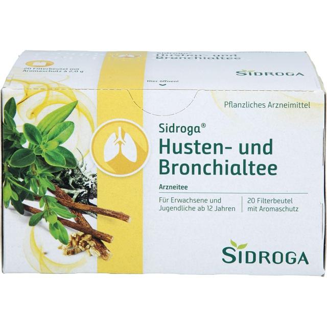 SIDROGA Husten- und Bronchialtee Filterbeutel product image