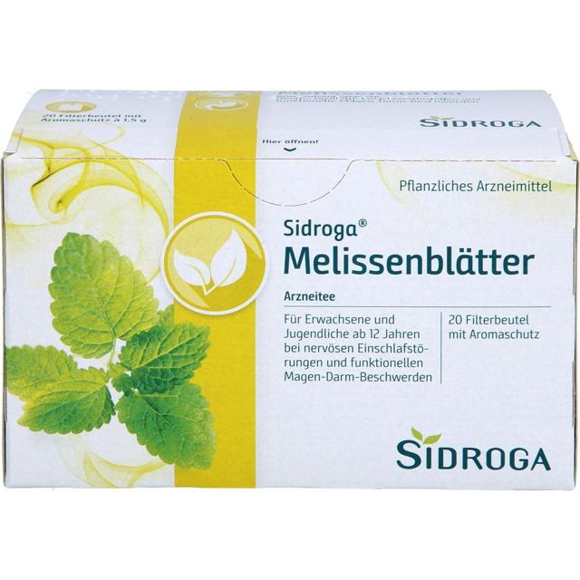 SIDROGA Melissenblätter Tee Filterbeutel product image