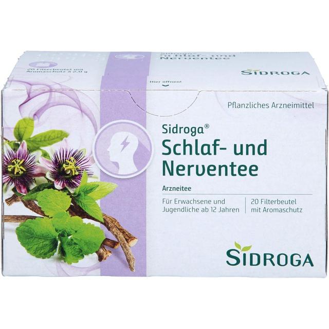 SIDROGA Schlaf- und Nerventee Filterbeutel product image