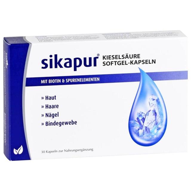 SIKAPUR Kieselsäure Softgel-Kapseln mit Biotin product image
