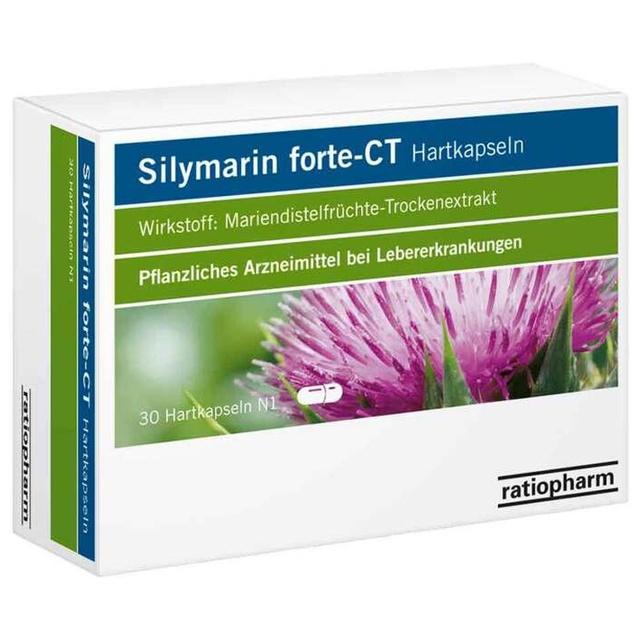 Silymarin forte-CT Hartkapse, 30 St Hartkapseln product image