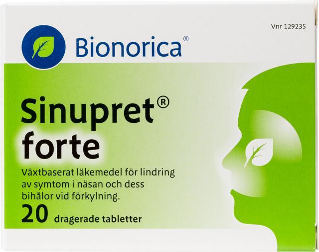Sinupret forte, dragerad tablett, 20 st product image