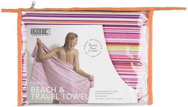 Smart Microfiber Beach & Travel Towel Pink product image