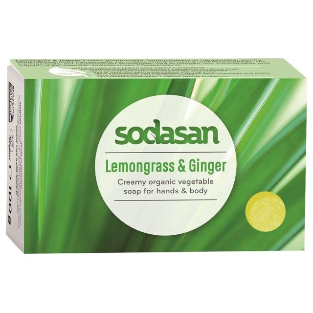 Sodasan Ekologisk Tvål Citrongräs & Ingefära 100 g product image