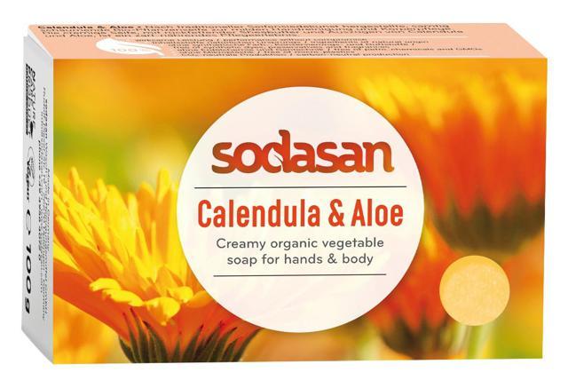 Sodasan Ekologisk Tvål Ringblomma & Aloe 100 g product image