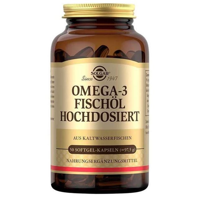 SOLGAR Omega-3 Fischöl hochdosiert Kapseln product image