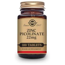 Solgar Picolinato Zinc 22Mg. Comprimidos 100 Un product image
