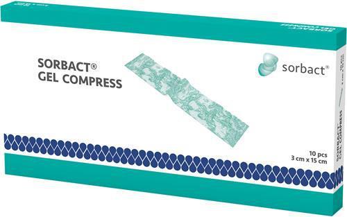 Sorbact Gel Compress 3x15 cm product image