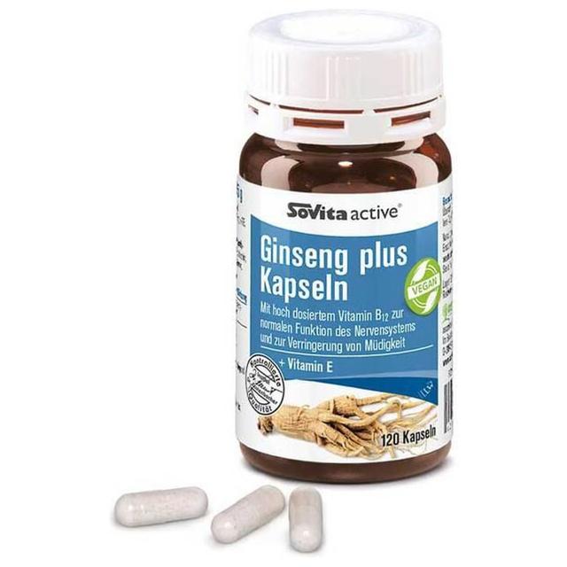 Sovita active Ginseng plus Kapseln, 120 St Hartkapseln product image
