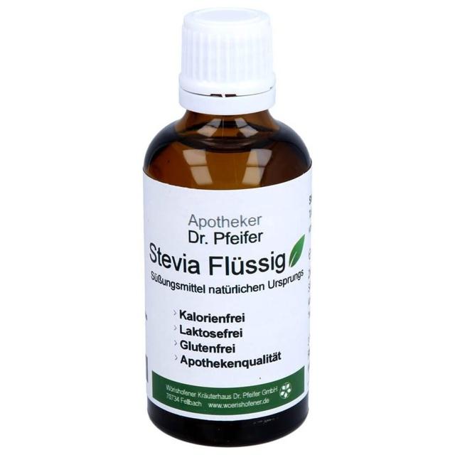 Stevia Dr. Pfeifer Flüssig, 50 ml Flüssigkeit product image