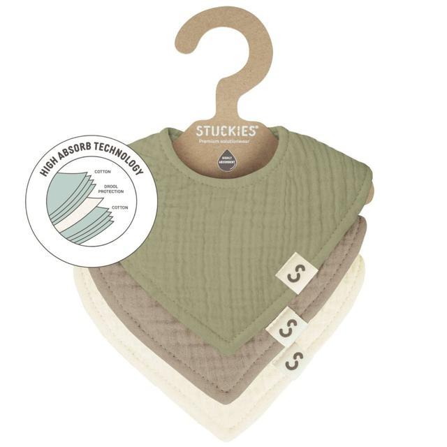 STUCKIES Högabsorberande dregglisar 3-pack Sage product image