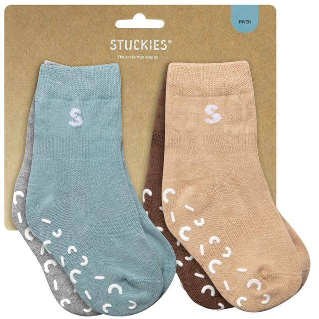 STUCKIES Strumpor i bomull River 4-pack 19/21 product image