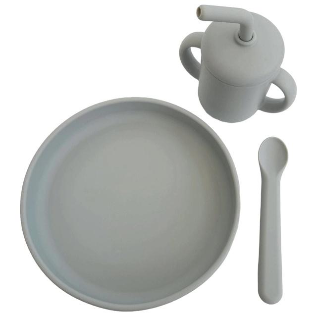 Summerville Matset Silikon 3 delar Silver Grey product image