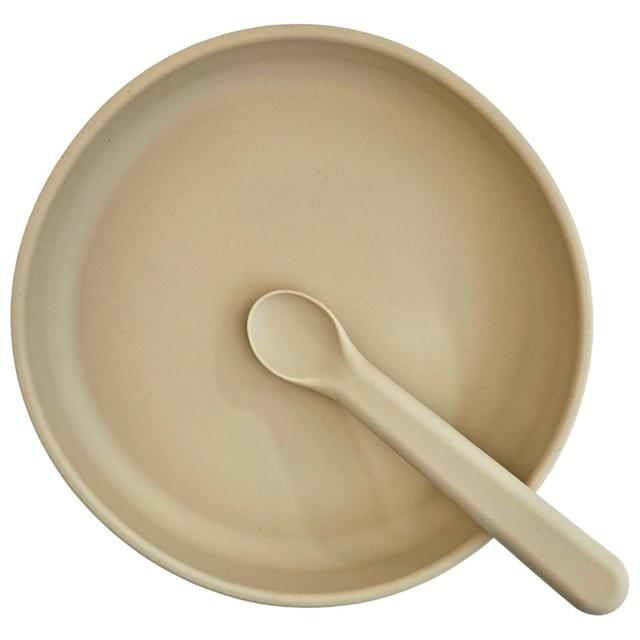 Summerville Tallrik och Sked Silikon Sandshell product image
