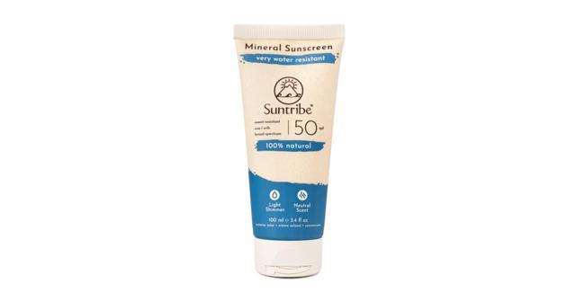 Suntribe Active Natural Mineral Sunscreen SPF50 100 ml product image