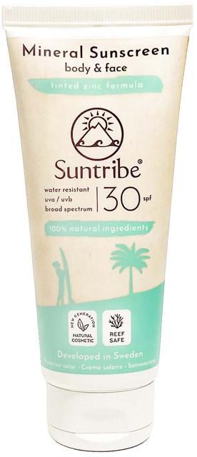 Suntribe All Natural Mineral BODY & FACE Sunscreen SPF 30 100 ml product image