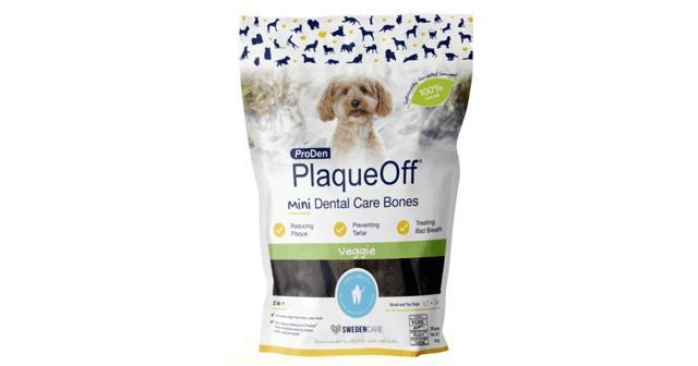 PlaqueOff Mini Dental Bones Vegetable 340 g product image