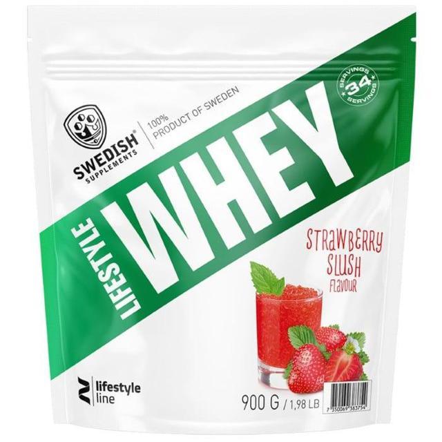 Swedish Supplements Lifestyle Whey Strawberry Slush 900 g product image