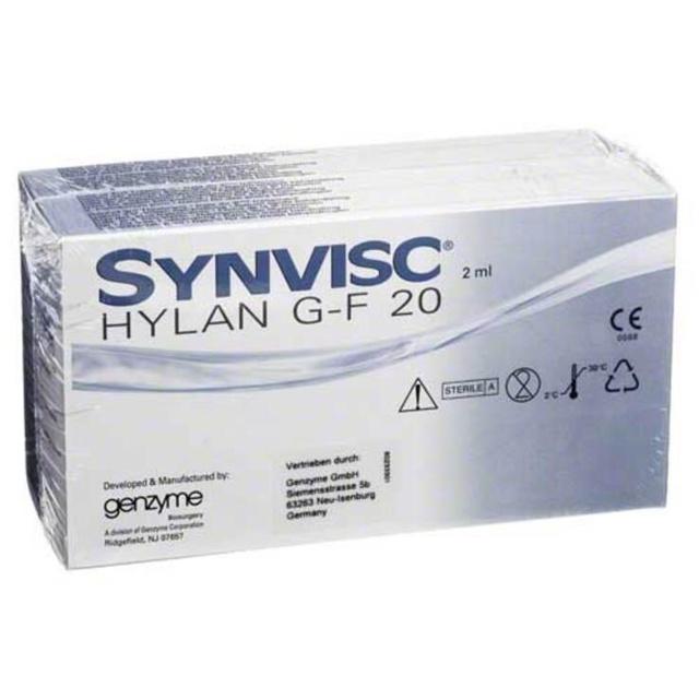 Synvisc Hyaluronsäure Spritzampullen, 3 St Spritzampullen product image