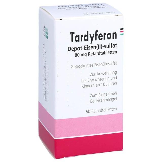 TARDYFERON Depot-Eisen(II)-sulfat 80 mg Retardtab. product image
