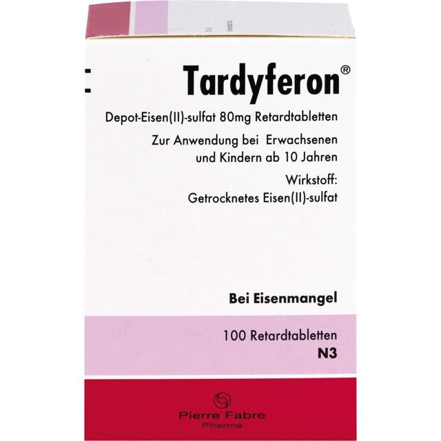 TARDYFERON Depot-Eisen(II)-sulfat 80 mg Retardtab. product image