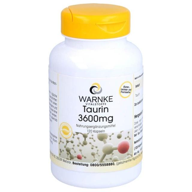 Taurin 3600 mg Kapseln 120 St Kapseln product image