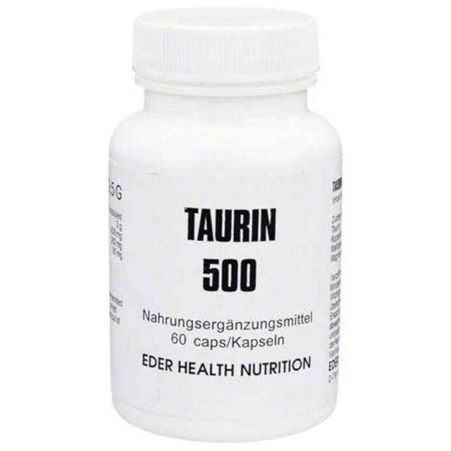 Taurin 500 Kapseln, 60 St Kapseln product image