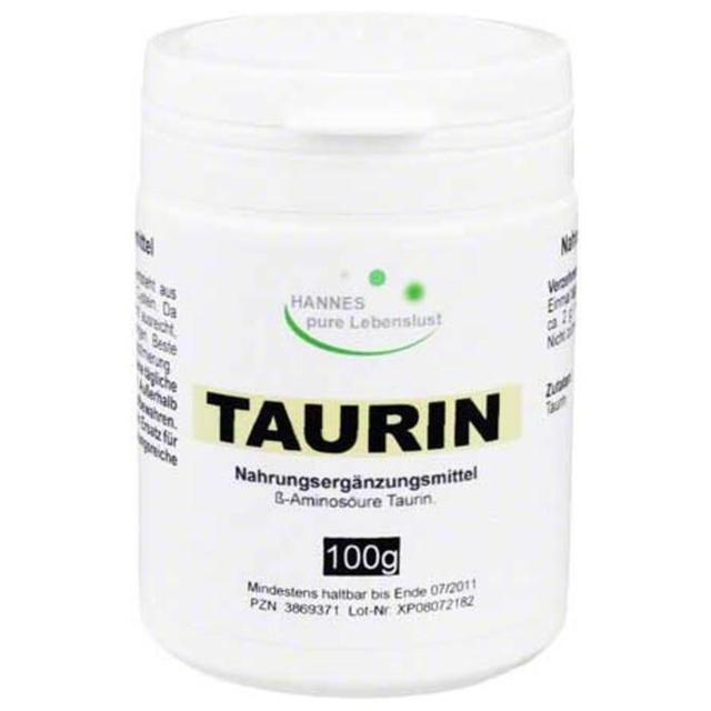 Taurin pur Pulver, 100 g Pulver product image