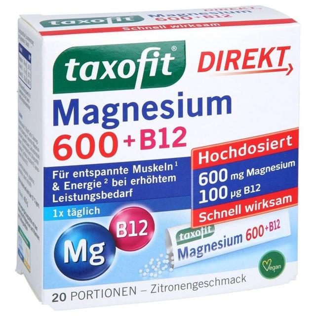 TAXOFIT Magnesium 600+B12 Direkt Granulat product image
