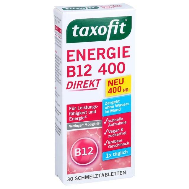 TAXOFIT Energie B12 400 Direkt Schmelztabletten product image