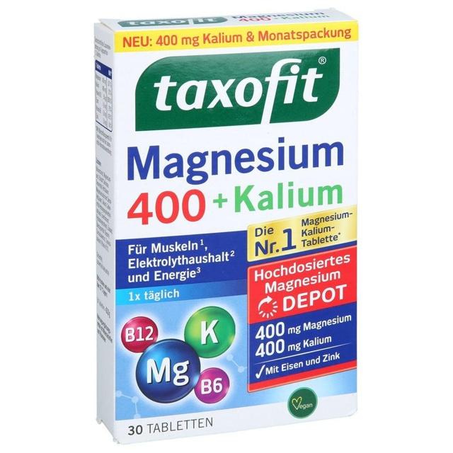 TAXOFIT Magnesium 400+Kalium Depot Tabletten product image