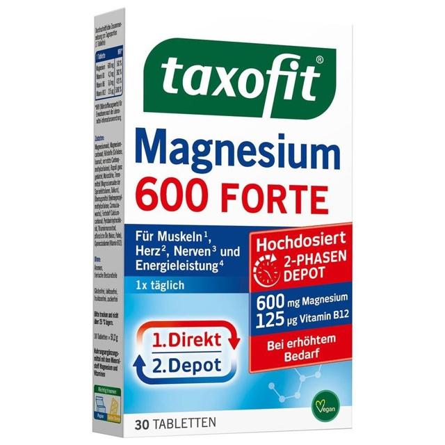 TAXOFIT Magnesium 600 FORTE Depot Tabletten product image