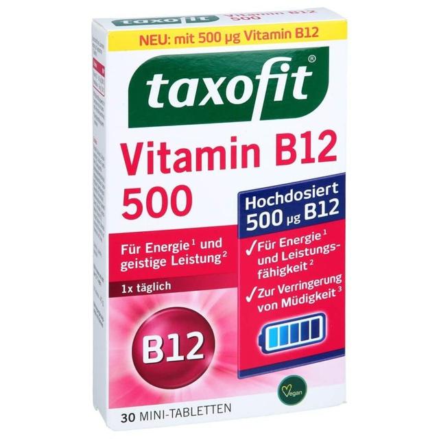 TAXOFIT Vitamin B12 500 Minitabletten product image