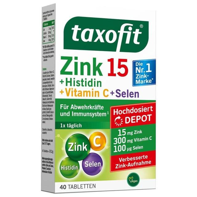 TAXOFIT Zink+Histidin+Selen Depot Tabletten product image