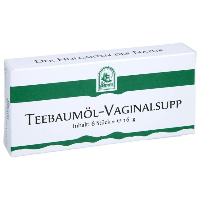 Teebaum Öl Vaginalsuppositorien, 6 St Vaginalsuppositorien product image