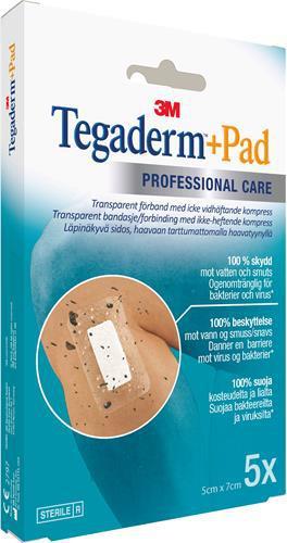 Tegaderm + Pad, 5 cm x 7 cm, 5 st product image