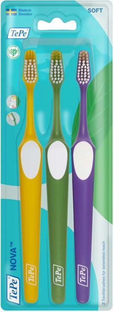 TePe nova soft tandborste 3-pack product image
