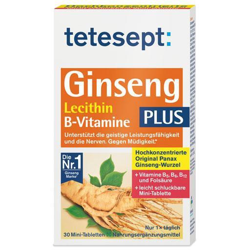 TETESEPT Ginseng 330 plus Lecithin+B-Vitamine Tab. product image