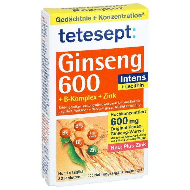 TETESEPT Ginseng 600 Filmtabletten product image