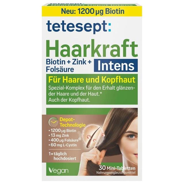 tetesept Haarkraft Depot Intens Tabletten, 30 St Tabletten product image