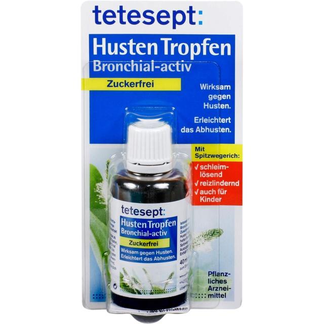 TETESEPT Hustentropfen Bronchial-activ zuckerfrei product image